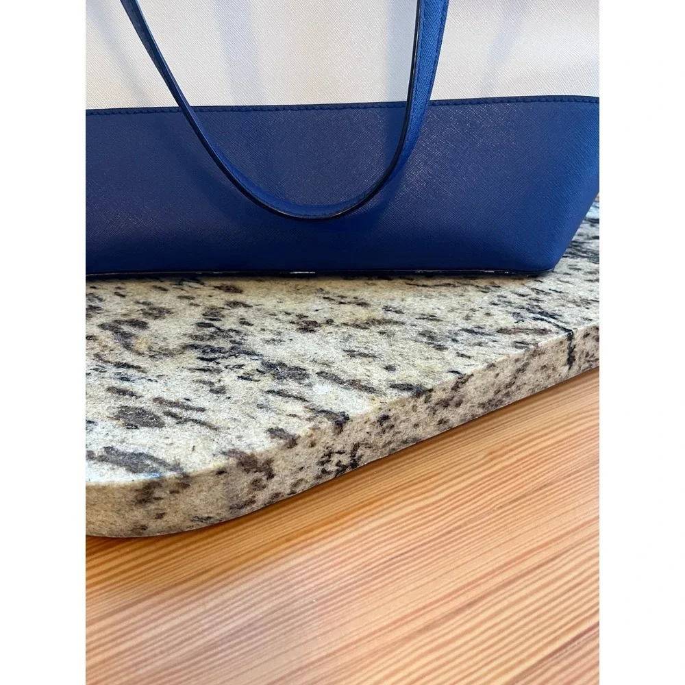 Kate Spade Cedar Street Tote, Sapphire and Cream, Large bag with plenty of room
